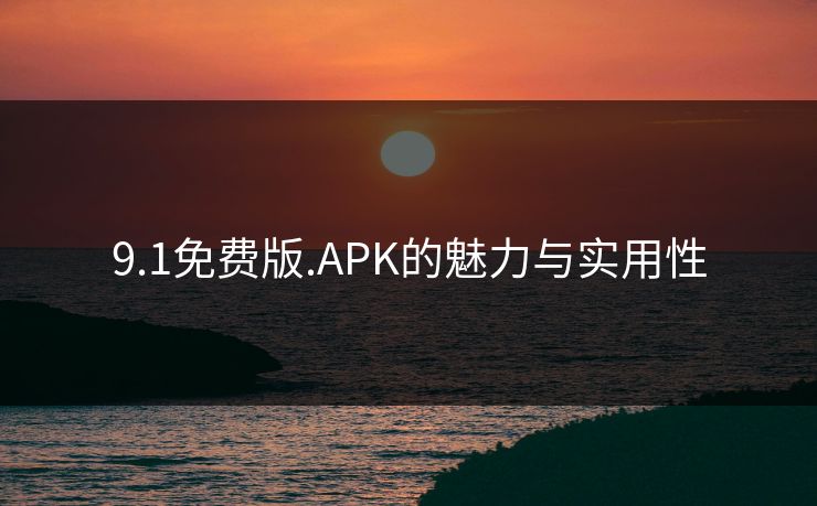 9.1免费版.APK的魅力与实用性
